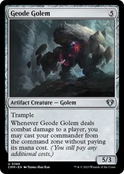 Geode Golem - Near Mint MTG Commander Masters - Image 1