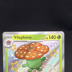 Shiny Rare Baby Vileplume 094/091 Pokemon SV: Paldean Fates Near Mint - Image 3