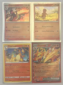 Charizard Evolution Line Promo Lot SWP SWSH Charizard ex Charmander Pokemon TCG - Image 1