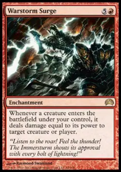 Warstorm Surge - Medium Play MTG Planechase 2012 - Image 1