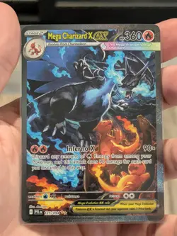 Pokemon Phantasmal Flames Mega Charizard X EX SIR - Image 1