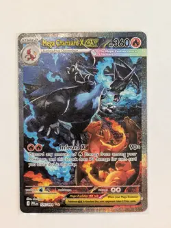Pokemon Phantasmal Flames Mega Charizard X EX SIR - Image 4