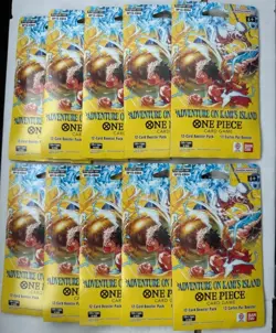 One Piece TCG OP15-EB04 - Sleeved Booster Packs (Lot Of 10) *IN HAND SHIPS FAST* - Image 1