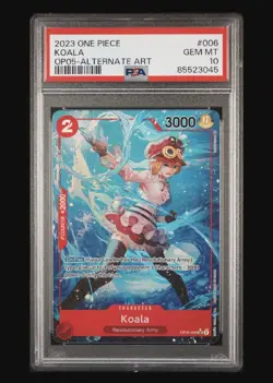 2023 One Piece Koala Op05 Awakening Of The New Era Alternate Art Psa 10 - Image 1