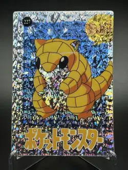 Sandshrew 227 Pikachu 233 Vintage Pokemon Vending Sticker Card MP - Image 1