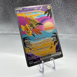 Tapu Koko ex 247/182 SIR SV04: Paradox Rift - Pokemon Card - NM - Image 3