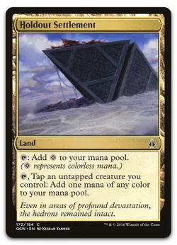 Holdout Settlement #172 (NM) Oath of the Gatewatch OGW Magic MTG - Image 1