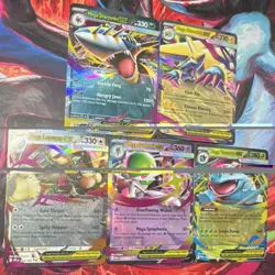 Pokemon Holo EX 5 Card Lot Mega Sharpedo Manectric Lopunny Gardevoir Venusaur - Image 1