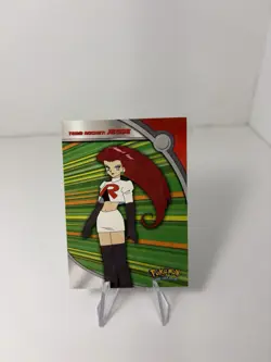 Topps 1999 Team Rocket Jesse Pokemon TV Card HV2 Blue Label - Image 1