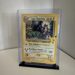 Pokemon Card TCG - Light Toxtricity SWSH137 Black Star Promo Celebrations NM - Image 1