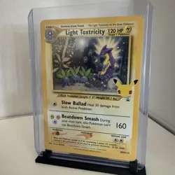 Pokemon Card TCG - Light Toxtricity SWSH137 Black Star Promo Celebrations NM - Image 3