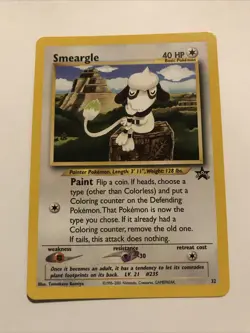 Smeargle #32 Black Star Promo WOTC Pokemon Card - Image 1