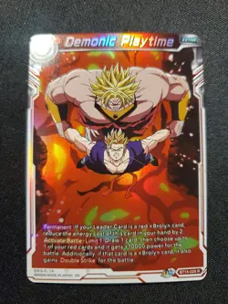 Dragon Ball Super Card Game Demonic Playtime BT15-029 R Holo Foil Broly NM - Image 1