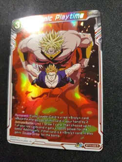 Dragon Ball Super Card Game Demonic Playtime BT15-029 R Holo Foil Broly NM - Image 3