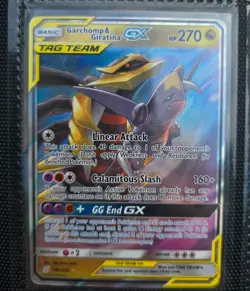 Pokemon Card Garchomp Giratina Tag Team GX Unified Minds Holo 146/236 - M/NM - Image 1