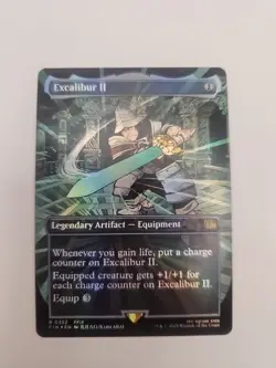 Excalibur II Borderless R Foil #352 | Final Fantasy FIN | MTG - Image 1