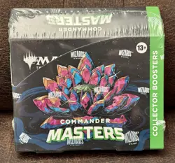 BRAND NEW! Commander Masters Collectors Booster Box Magic the Gathering MTG 195166216683 - Image 1