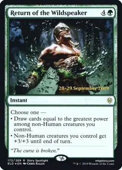 MTG Foil - Return of the Wildspeaker - 172 / NM / English - Image 1
