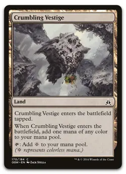 Crumbling Vestige #170 (NM) Oath of the Gatewatch OGW Magic MTG - Image 1