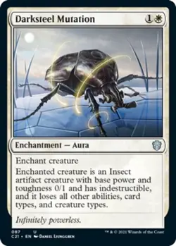 1 x Darksteel Mutation - Commander 2021 - NM-Mint - MTG - Image 1