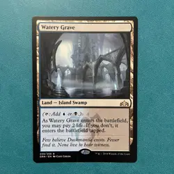 MTG NM: Watery Grave - Guilds of Ravnica (GRN), Land, Regular, English - Image 1