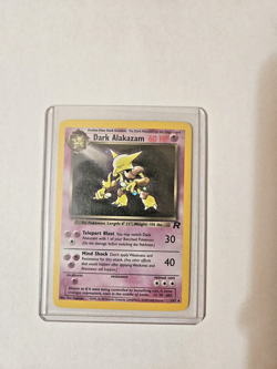Vintage Pokemon Dark Alakazam 1/82 Team Rocket Holo WOTC 2000 – EX Condition - Image 1