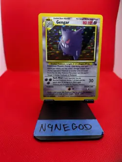1999 Pokemon Fossil Gengar Holo #5/62 Rare Unlimited WOTC - Image 1