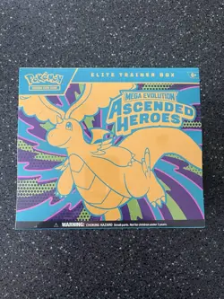 Pokemon TCG Mega Evolution Ascended Heroes ETB Elite Trainer Box FACTORY SEALED - Image 1