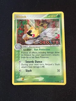 Ninjask 13/107 Deoxys Reverse Holo Stamped Pokemon - Image 1