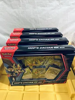 Pokemon Hops Zacian EX Box Sealed, Lot of 4 - Image 1