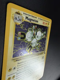 Magneton Holo Fossil Pokemon 11/62 Rare WOTC English Mint - Image 3