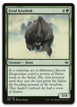 Feral Krushok #128 (NM) Fate Reforged FRF Magic MTG - Image 1