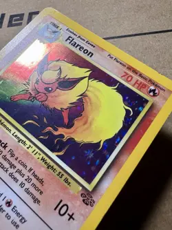 Pokemon TCG Flareon Jungle 3/64 Holo Unlimited Holo Rare - Image 5