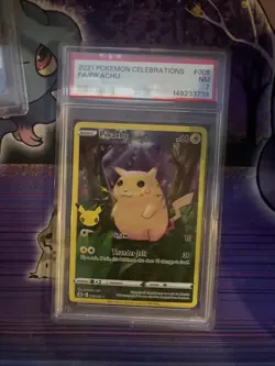 Pokemon Pikachu TCG Celebrations #005/025 Full Art - Graded - PSA 7 - Image 1