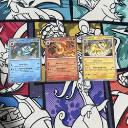 Pokemon Black Star Promo - Flareon Vaporeon Jolteon SVP 167 168 169 Cosmos Holo - Image 1