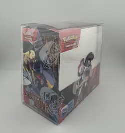 Pokemon Destined Rivals Booster Box Sealed w/ Semi Rigid Plastic Case - Image 2