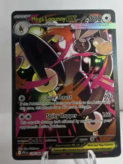 Mega Lopunny EX 128/094 Special Illustration Rare Phantasmal Flames Pokemon - Image 1