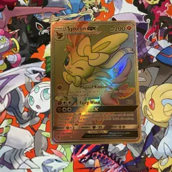 Pokemon Sylveon GX Full Art Secret Rare Holo Sm-Guardians Rising 158/145 - Image 2