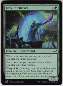 MTG Drix Fatemaker 178 Edge of Eternities C Foil NM - Image 1