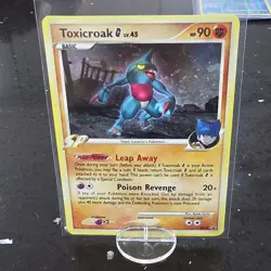 NM+ Pokemon Toxicroak G DP41 Diamond & Pearl Black Star Promo - Image 1