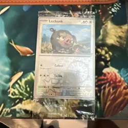 Lechonk (Pokemon Center Stamp Exclusive) 155/198 Holo SEALED PROMO - Image 1