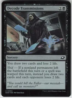MTG Decode Transmissions 94 Edge of Eternities C Foil NM - Image 1