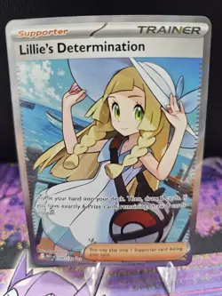 Lillie’s Determination - 169/132 - Mega Evolutions - Pokemon TCG Pack Fresh - Image 1