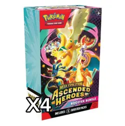 PRESALE Pokemon TCG: Ascended Heroes Booster Bundle x4 04/20 guaranteed listing - Image 1