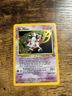 Pokemon TCG: Mr. Mime 6/64 Jungle Holo LP - Image 2