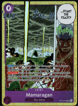 One Piece TCG Mamaragan OP15-078 SR EVENT Adventure on Kami’s Island OP15-EB04 - Image 1
