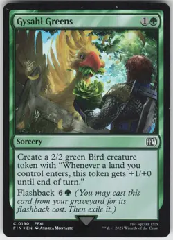 MTG Gysahl Greens 190 FINAL FANTASY C Foil NM - Image 1