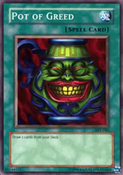 Pot of Greed - SYE-040 - Common - Unlimited Edition PL/MP Yugioh Starter Deck Ca - Image 1