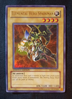 Yu-Gi-Oh - Elemental Hero Sparkman - YSD-ENS01 - Ultra Rare - NM - Image 1