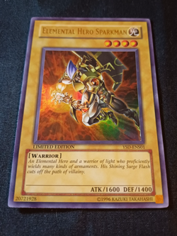 Yu-Gi-Oh - Elemental Hero Sparkman - YSD-ENS01 - Ultra Rare - NM - Image 2